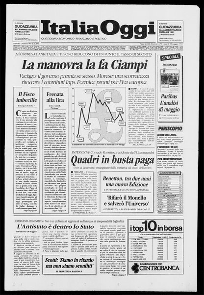 Italia oggi : quotidiano di economia finanza e politica